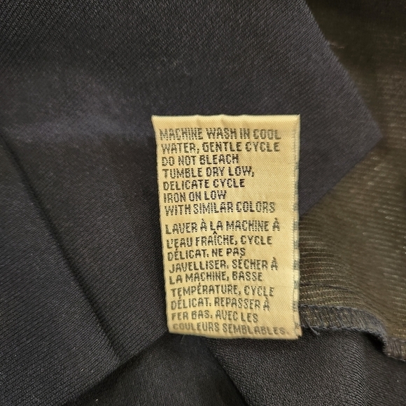 Vintage Tradition Petite Shirt and Skirt Combination Black Grey Floral Size 8P - Picture 7 of 16